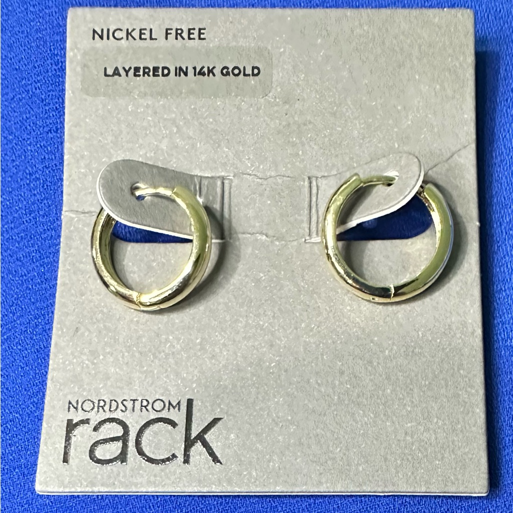 4/ $25 Nordstrom Rack Gold Hoops